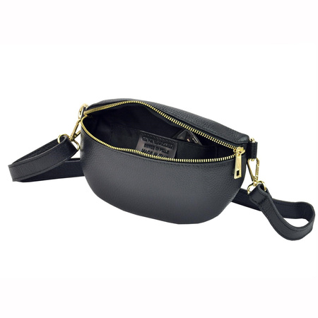 Saszetka nerka damska skórzana skóra naturalna Patrizia