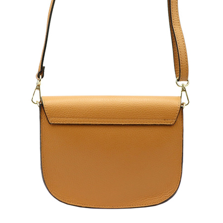 Luka torebka listonoszka skóra naturalna beżowy