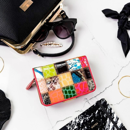 Portfel damski skórzany skóra naturalna Lorenti 