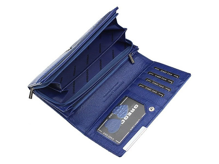 Portfel damski skóra naturalna skórzany Gregorio 