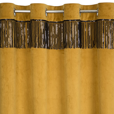 ZASŁONA GOTOWA JASPER 140 X 250 CM ZŁOTY