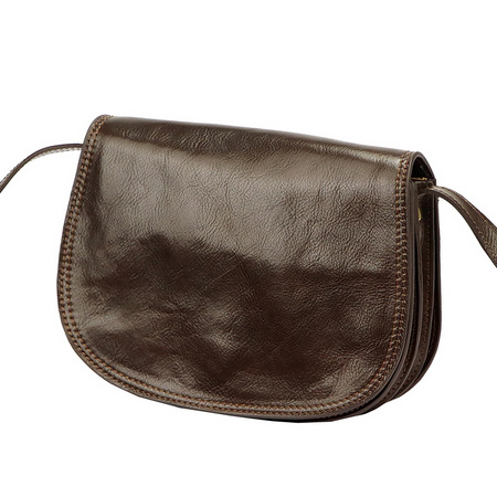 Florence torebka listonoszka skóra naturalna czarny