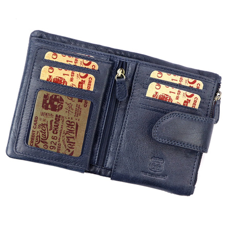 Portfel damski skórzany skóra naturalna Route 66 