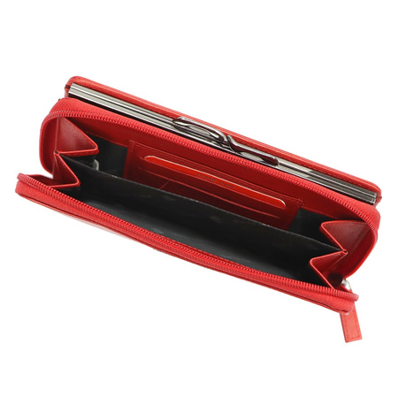 Portfel damski skórzany skóra naturalna Pierre Cardin