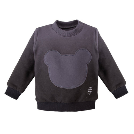 Bluza dla dziewczynki Eevi czarna 