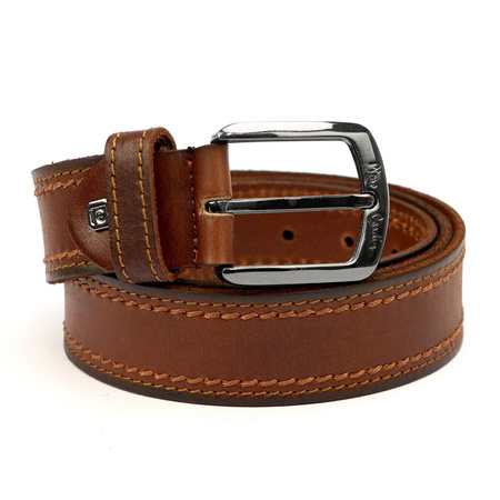 Pasek skórzany męski PIERRE CARDIN 610 KAM01