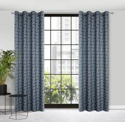 ZASŁONA GOTOWA D91 JULIET 140 X 250 CM GRAFITOWY