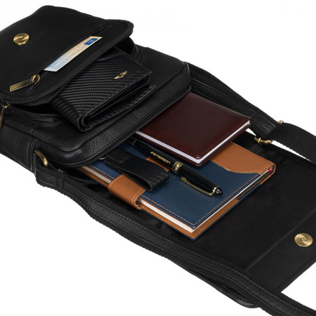 Torba saszetka listonoszka męska na ramię Peterson