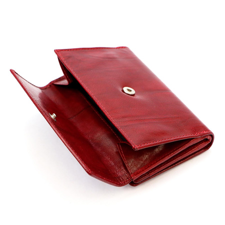 El Forrest portfel skóra naturalna czerwony 17 - kobieta