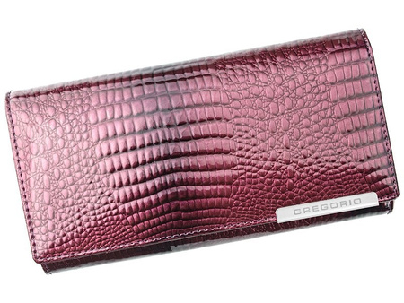 Portfel damski skóra naturalna skórzany Gregorio 