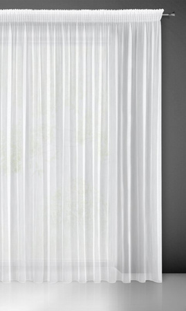 FIRANA GOTOWA NICEA NA TAŚMIE 350 X 270 CM BIAŁY