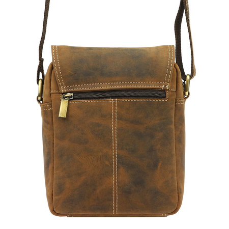 Torba saszetka na ramię męska skórzana skóra naturalna Nordee