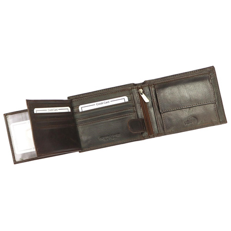 Portfel męski skórzany skóra naturalna Nordee