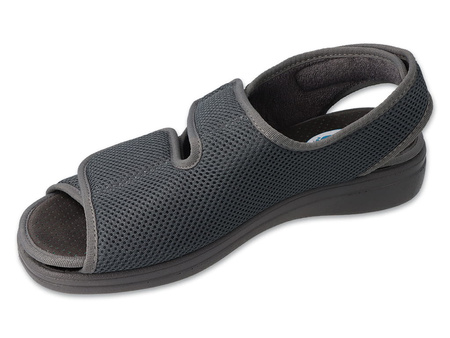 Dr Orto - Obuwie buty sandału profilaktyczno zdrowotne męskie popiel 
