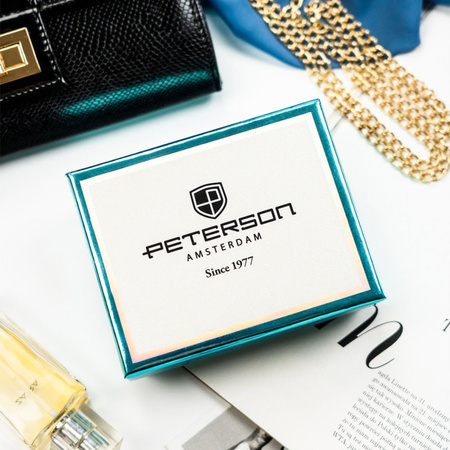 Portfel damski skóra naturalna skórzany Peterson