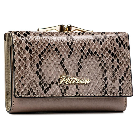 Portfel damski skórzany skóra naturalna  Peterson