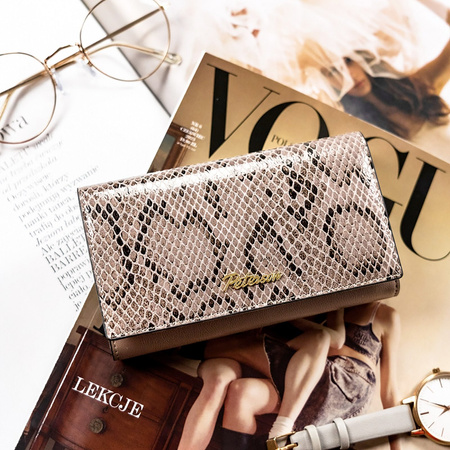 Portfel damski skóra naturalna skórzany Peterson