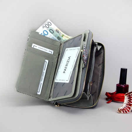Portfel damski skórzany skóra naturalna Patrizia