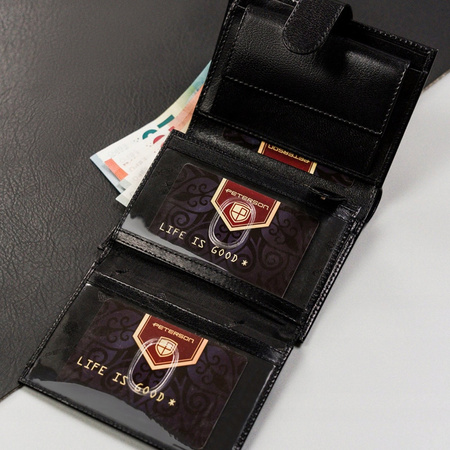 Portfel męski skórzany skóra naturalna  Peterson