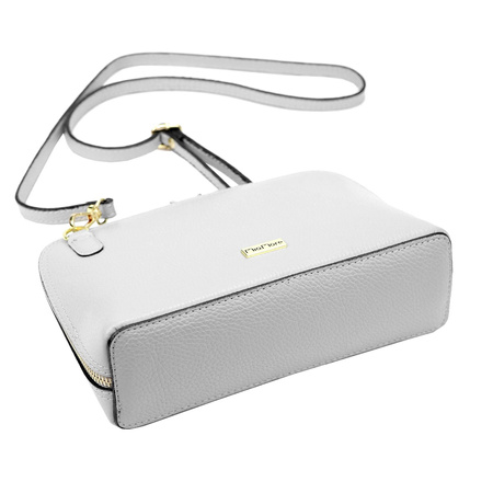 MiaMore torebka listonoszka skóra naturalna szary