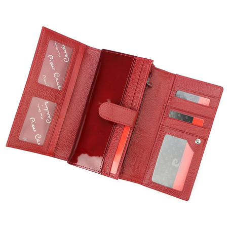 Portfel damski skórzany skóra naturalna Pierre Cardin 