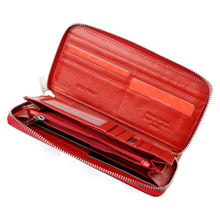 Portfel damski skórzany skóra naturalna Pierre Cardin 