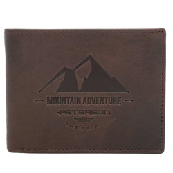 Portfel męski skórzany skóra naturalna  Peterson