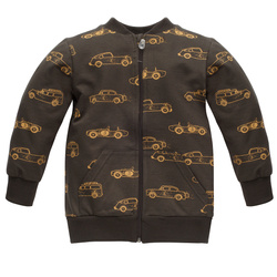 Bluza rozp OLD CARS brązowy,autka 140