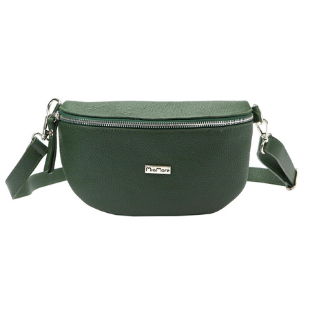 Torebka torebki nerka saszetka skórzana skóra naturalna MiaMore damska