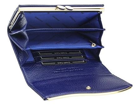 Portfel damski skórzany skóra naturalna Gregorio