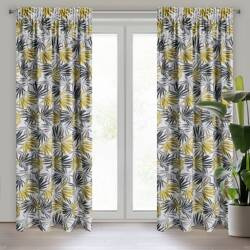 ZASŁONA GOTOWA D91 ELINA NA TAŚMIE 140 X 270 CM BIAŁY