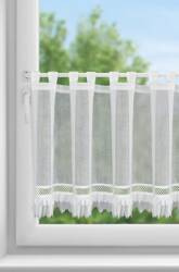 FIRANA GOTOWA KATRIN NA SZELKACH 150 X 60 CM BIAŁY