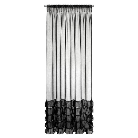 FIRANA GOTOWA DANI 1 NA TAŚMIE 140 X 270 CM CZARNY