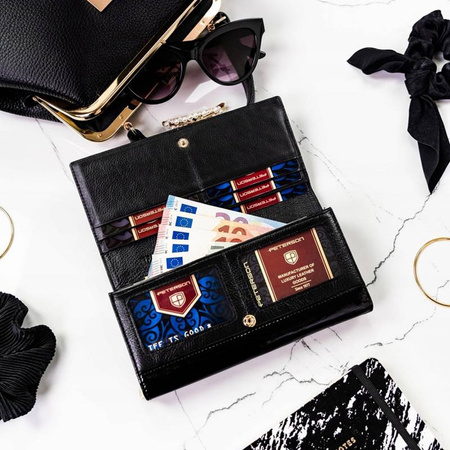 Portfel damski skórzany skóra naturalna  Peterson