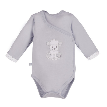 BODY niemowlęce wyprawka  NEWBORN REGL DŁ SZARY Ewa Klucze