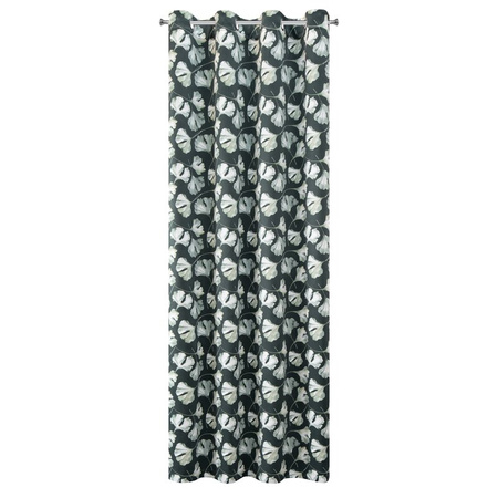 ZASŁONA GOTOWA D91 AIDA 140X250 CM CIEMNOZIELONY