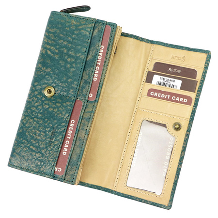 Portfel damski skórzany skóra naturalna Mato Grosso