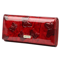 Portfel damski skóra naturalna skórzany Gregorio