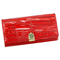 Portfel damski skórzany skóra naturalna + skóra ekologiczna Gregorio