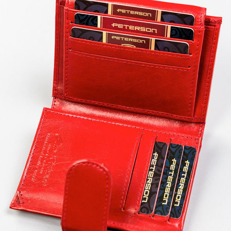 Portfel damski skórzany skóra naturalna Peterson