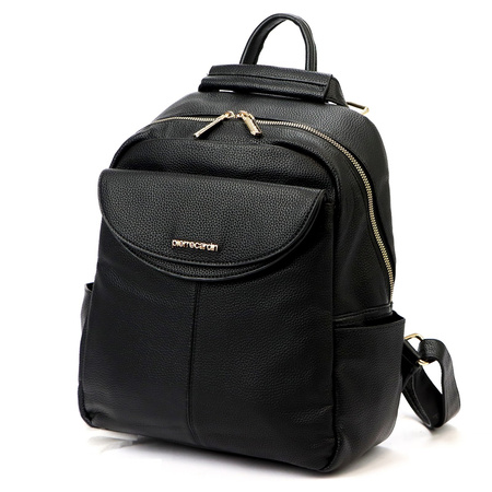 Plecak damski skórzany skóra ekologiczna Pierre Cardin