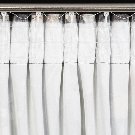 ZASŁONA GOTOWA ALANI NA TAŚMIE 140 X 270 CM CZARNY