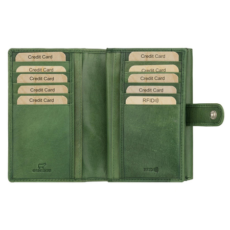 Portfel damski skórzany skóra naturalna El Forrest 