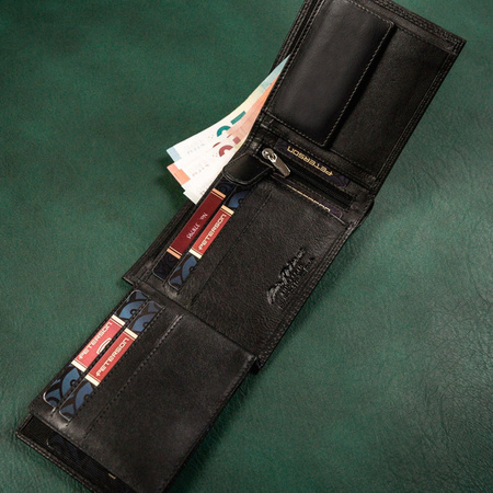 Portfel męski skórzany skóra naturalna  Peterson