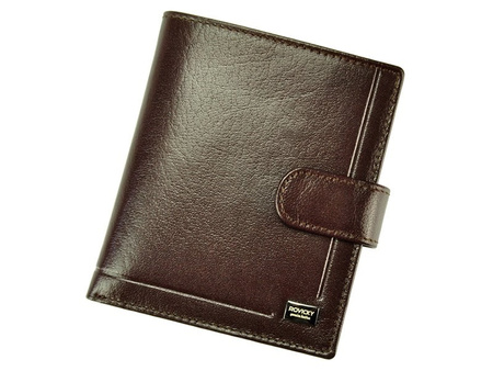 Portfel męski skórzany skóra naturalna Rovicky
