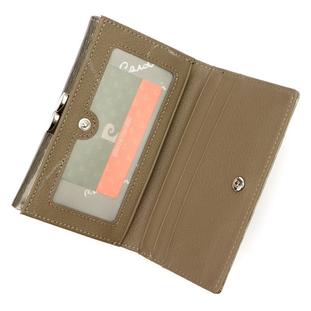 Portfel damski skórzany skóra naturalna Pierre Cardin 