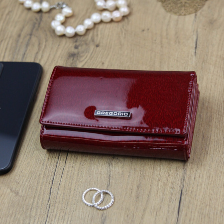 Portfel damski skórzany skóra naturalna Gregorio 