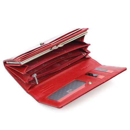 Portfel damski skórzany skóra naturalna Pierre Cardin 