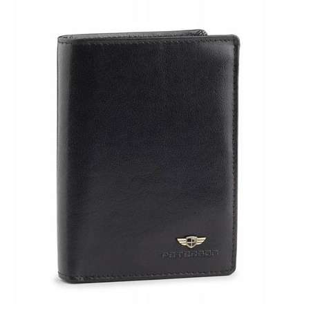 Portfel męski skórzany skóra naturalna  Peterson