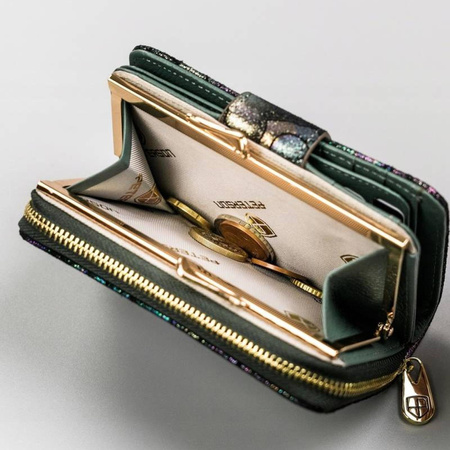 Portfel damski skórzany skóra naturalna  Peterson